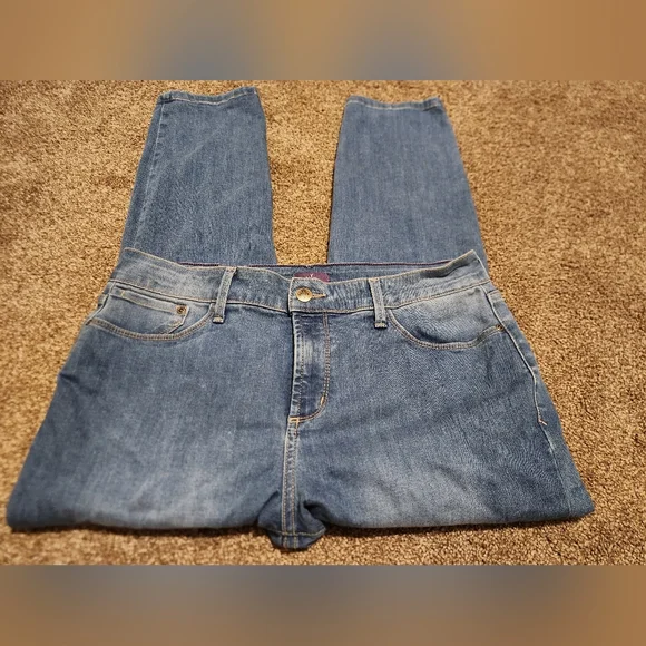NYDJ Nichelle Ankle Blue Jeans Size 12 Petite - Picture 11 of 12